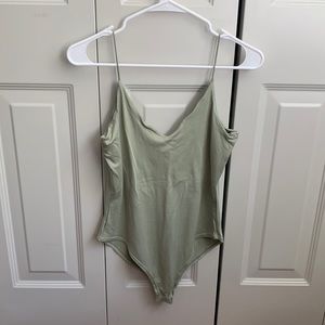 Sage green bodysuit